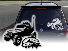 Auto Aufkleber Jeep Offroad