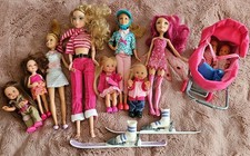 Puppen Set, verschiedene Größen, gebraucht, mit Zubehör