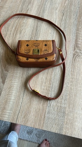 Mcm damen umhängetasche - umhängetasche, leder