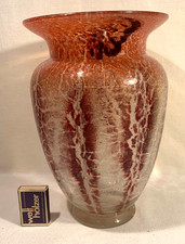 Vase; WMF / Ikora Glas; Art Deco; 30er Jahre; 28,5 cm; Karl Wiedemann: selten !!