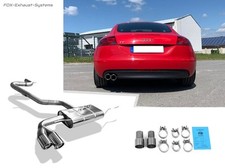  Edelstahl Sportauspuff Audi