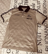 THW KIEL Bundesliga Polo Shirt Trikot Hummel Vorsaison Gr.L Matchworn