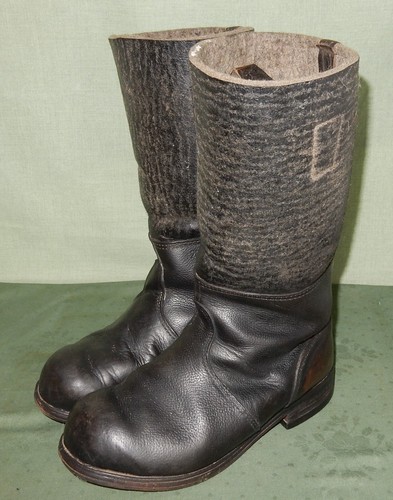 Alte filzstiefel leder filz - alte,