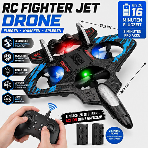 Fighter jet drohne - jet,