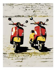 Retro-Roller-Wandkunst –