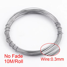 10 m/Rolle Edelstahl Massiver