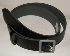 Polizei Lederkoppel Ledergürtel 2 Dorn BW Koppel Gürtel Doppeldorn 90 - 140cm