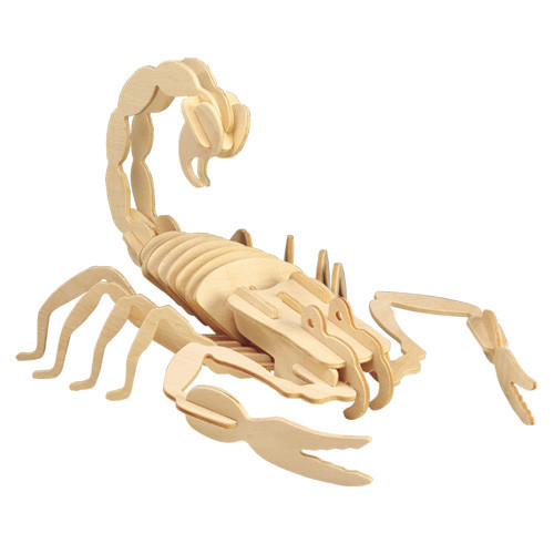 Skorpion holzbausatz - skorpion, 3d