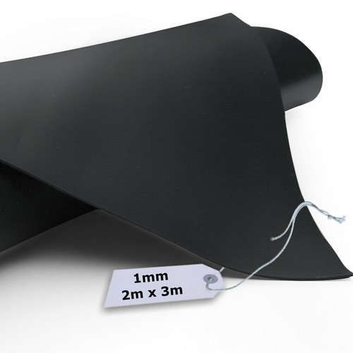 Teichfolie pvc 1mm schwarz - schwarz, in