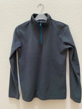 alive Fleece Shirt Pulli Troyer Gr.164 grau