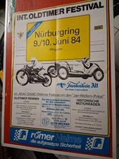 Poster Konvolut Nürburgring 24h Viper Zakspeed  Bergrennen 1980 Oldtimer 1984