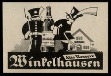 Alte Werbung Reklame 1924 Winkelhausen Weinbrand Alte Reserve
