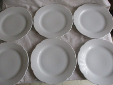 Triptis Thüringen 1891 Germany - 6 Speiseteller weiß