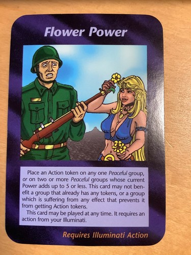 Flower power illuminati - power, new