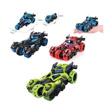 D&I Spielzeugauto Spielzeugmotorrad Katapult Rennbahn Superheldenauto Batmobil