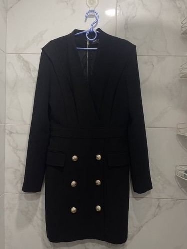 Women balmain dress black - balmain,