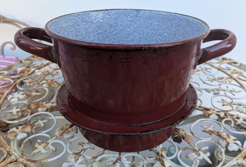 Alter ofentopf topf mit ring - ofentopf,,