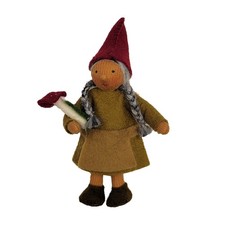 Jahreszeitentisch Waldorf-Püppchen - Zwergenoma Filzpuppe Jahreszeitentisch