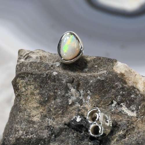 Edelopal ohrring 925er - edelopal, ohrring,