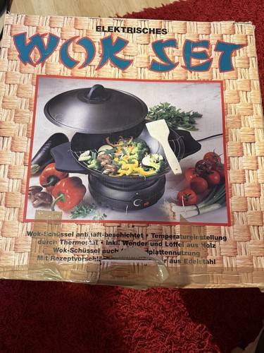 Elektrisches wok set - elektrisches,