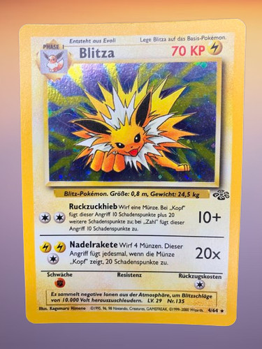 Pokémon karte blitza - blitza, holo