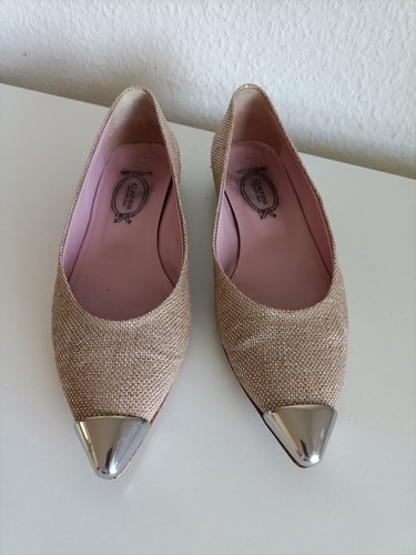 Catini spitz ballerinas beige - ballerinas,