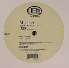 Mindprint sing vinyl single - mindprint,