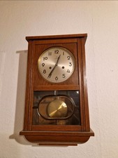 ANTIKE WANDUHR PENDELUHR " JUNGHANS "  mit Schlüssel