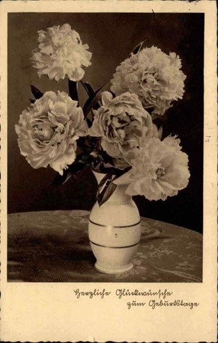 Blumen geburtstag 1939 nach - blumen, ak