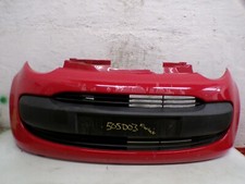 Stoßstange Citroen C1 BJ2008 Frontstoßstange KJH Rot Klarlackschaden "505D03"