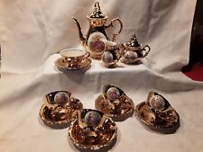 Mocca/Espresso Service BAVARIA Victorian Fragonard 24K vergoldet
