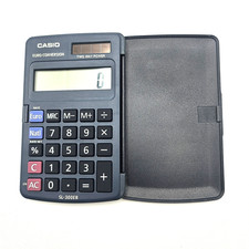 CASIO SL-300VERA Taschenrechner dunkelblau Rechner Schule Prüfung Solar Mini