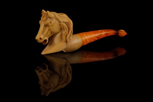 Horse block meerschaumpfeife - horse,