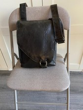 Aunts & Uncles Vintage Leder Umhängetasche (Jade) Damen oder Herren Tasche