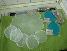 Silikonformen Blumen-Tablett und Untersetzer 20-tlg