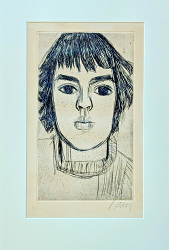 Karl hubbuch porträt - hubbuch,