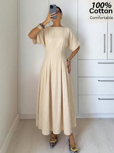 Langes damenkleid mit - langes,