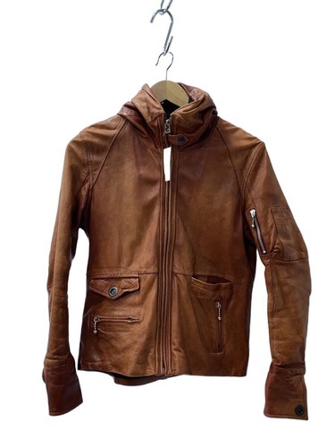 Avirex lederjacke mit kapuze - avirex,