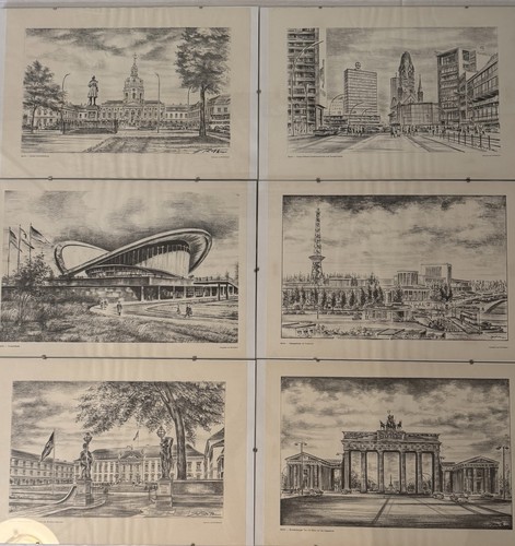6er set vintage berlin - 6er-set,