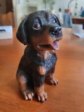 Hundefigur Rottweiler - Dekofigur Hund - ca. 14 cm - sehr guter Zustand
