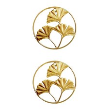 2 Pieces Metall Wand Wanddeko