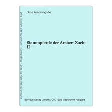 Stammpferde der araber zucht - der,