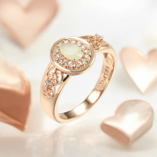 Eleganter ring 585 - ms💎, rg