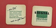 Siegtal Niederschelden weil es gut ist! Brauerei Bierdeckel Coaster Beermat