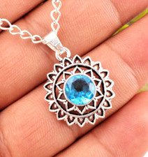 Schweizer Blautopas Edelstein