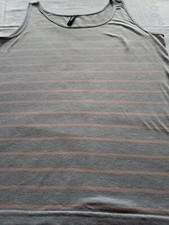 Colours- Träger-Top- Grau-Rosa- Größe XL- Sonderangebot-