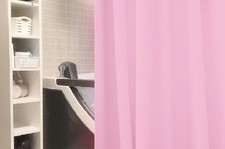 Textil Duschvorhang Madeira 850 Rosa/ Pink 120x200cm. mit Satin-Effekt