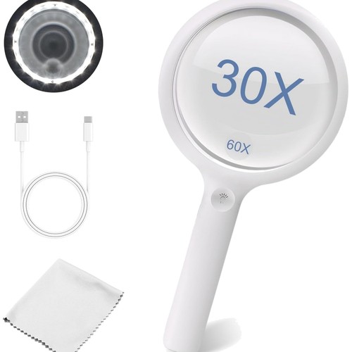 Lupe mit licht 60x 30x - licht, led