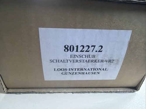 Loos einschub schaltverstäker - loos,