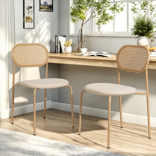 2er rattan esszimmerstühle - 2er,